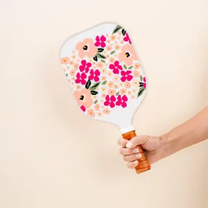 Pickleball Paddle-Flora Pink - High-Quality Foam with Durable Design for Indoor Pickleball Play