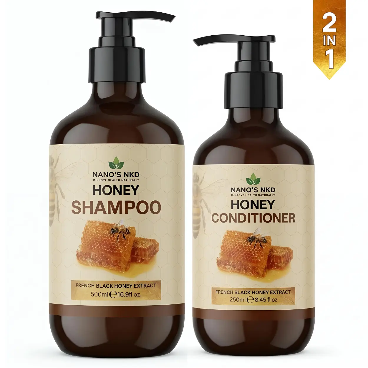 French Black Honey Anti-Dandruff 2-in-1 Shampoo & Conditioner French Black Honey Anti-Dandruff 2-in-1 Shampoo & Conditioner