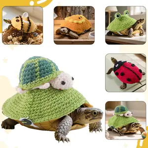 Knitted Turtle Clothes Pet Supplies Warm Cute Water Turtle Leopard Turtle Brazilian Turtle Grass Turtle Shell Decoration