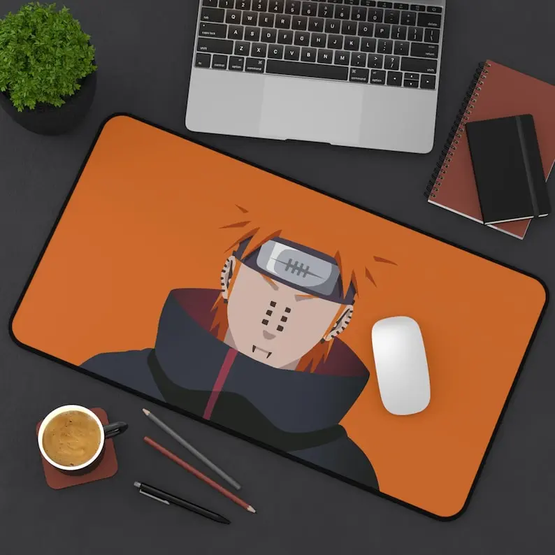 Artistic Anime Naruto Desk Mat, Mouse Pad, Gaming Mousepad, Office Decor, Desk Accessories