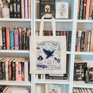 Rainy Days Collage Sublimated Canvas Tote Bag