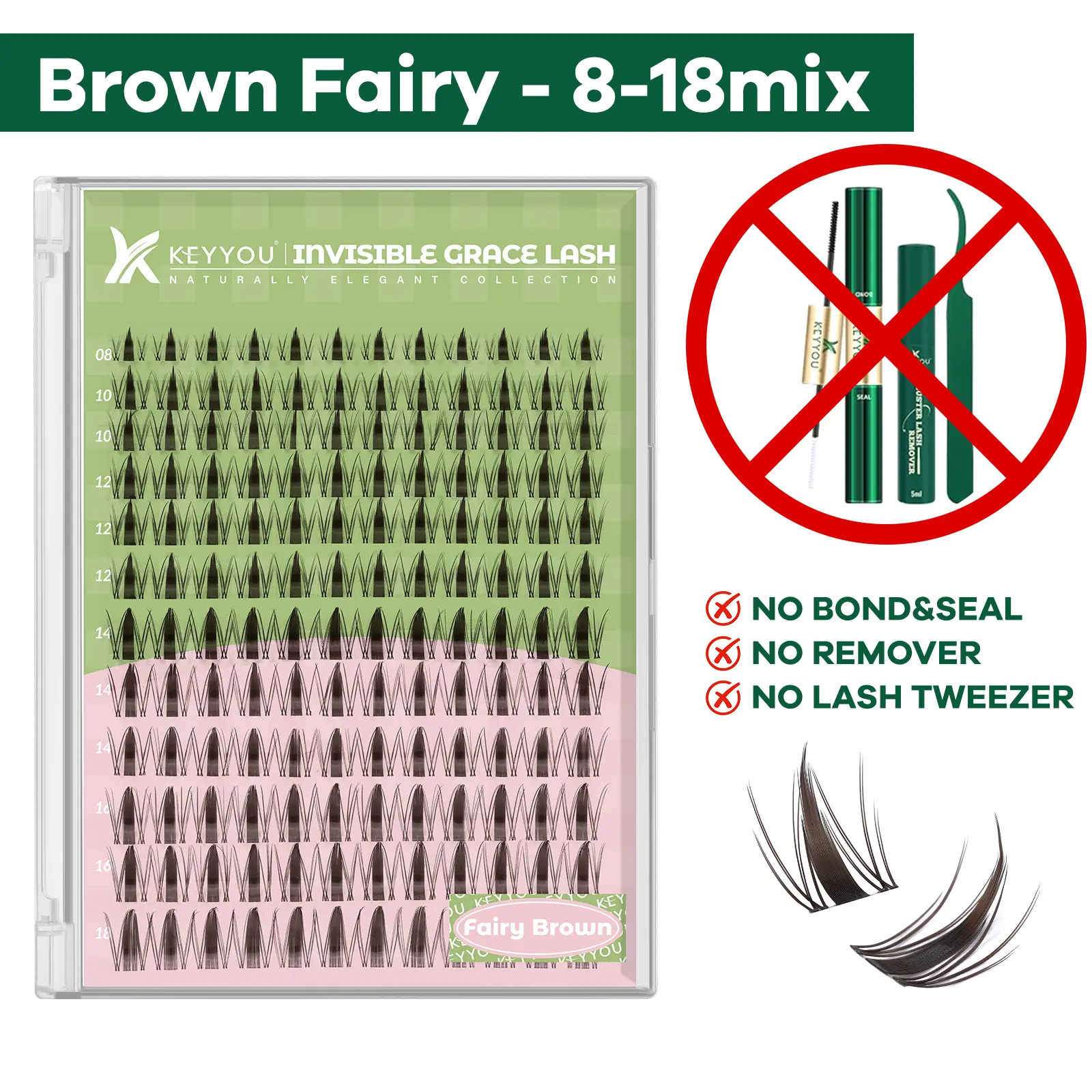 Only Brown Fairy Cluster[No Bond&Seal&Remover]
