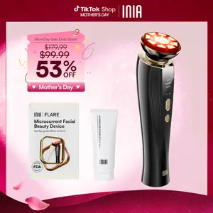 [New Color Drop] INIA FLARE All-in-One Facial Beauty Device, 3-in-1 Facial Massager Beauty Device for Face and Neck Skin Rejuvenation Lifting/ Tightening/ Infusing, Mother's Day Special Gift