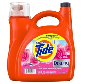 Tide Plus Downy Liquid Laundry Detergent April Fresh 111 Load 141 Fluid Ounce Ultra Concentrated for Regular Laundry Needs