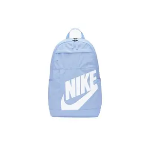 Nike Classic Logo Print Polyester Backpack with Zipper Closure in Light Blue for Men and Women