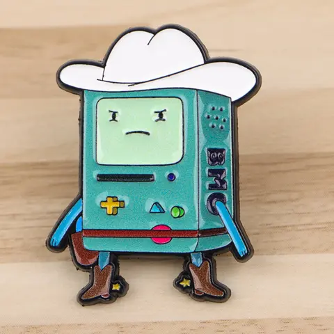 Cute Fun Cartoon Character Brooch Pin Badge, Zinc Alloy Fashion Jewelry Accessory for Men & Women, All Season Casual Style