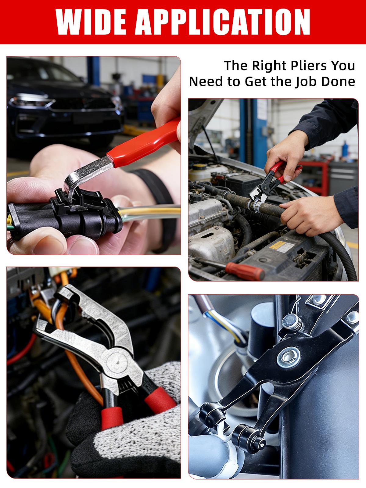 Automobile electrical terminal connector disconnector tool, plug connector disconnection tool, automotive universal electrical tools