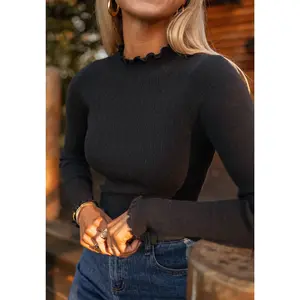 Black Thin Dina Sweater