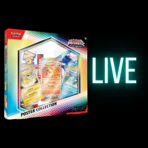 Prismatic Evolutions Poster Collection - LIVE Rip & Ship