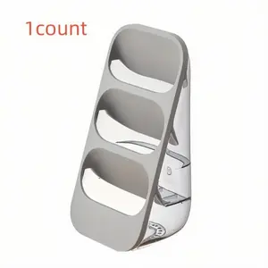 Home Utensil Rack, Chopstick Fork Knife Storage Holder, 3-Grid Wall-Mounted Table Organizer, Multifunctional Slant Insert Design, Kitchen Accessories