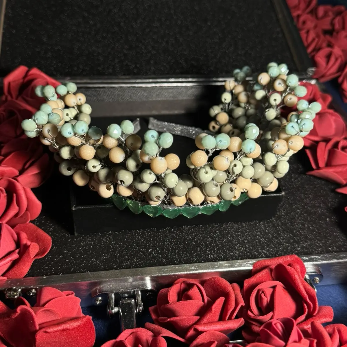 Handmade Royal Meadow Tiara for women. The perfect tiara for your special occasion.