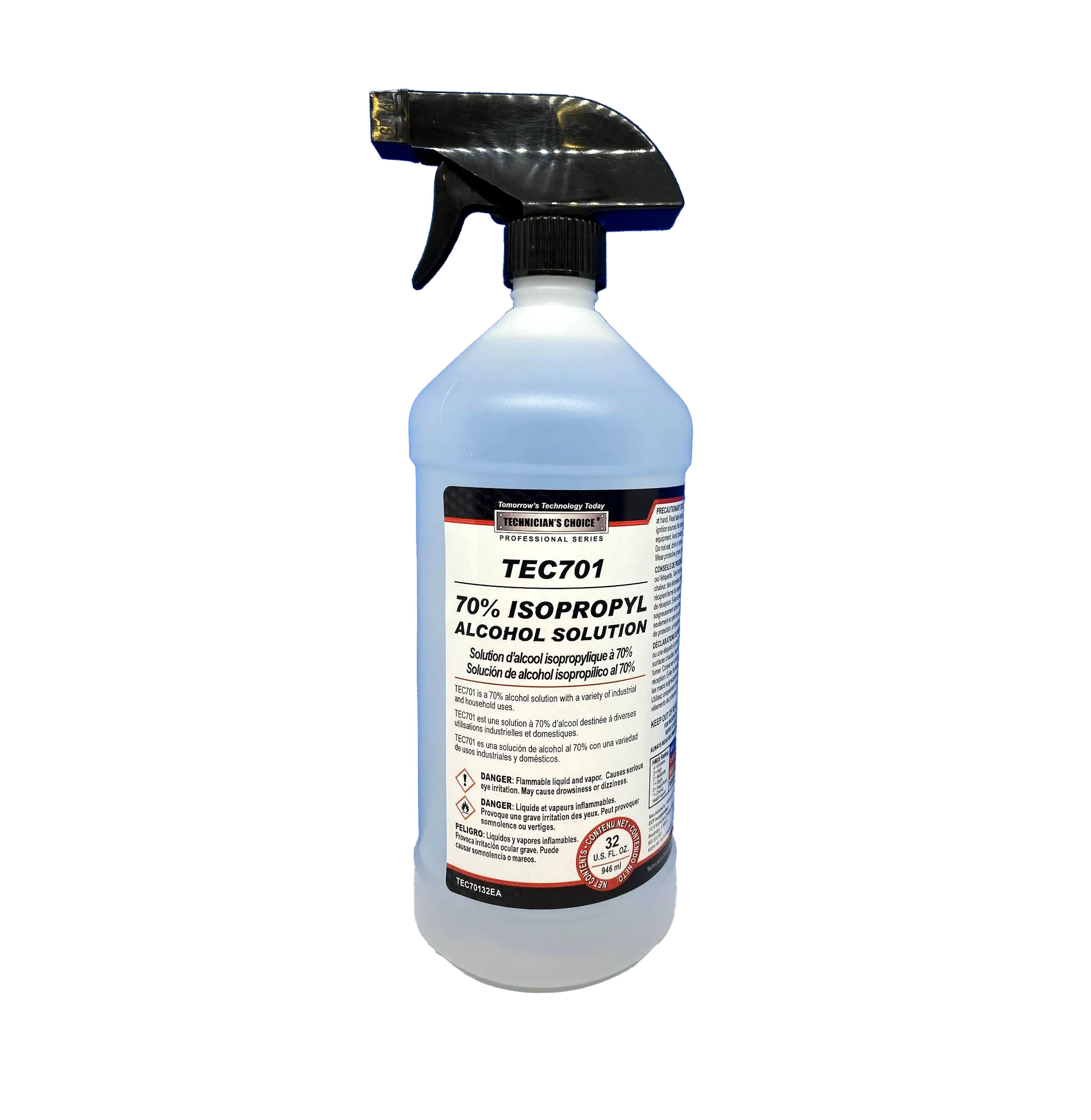 TEC Household Cleaner, 32 oz TEC701 Alcohol Cleaning Solution