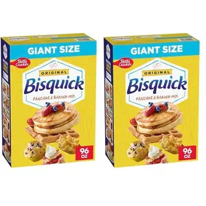 Betty Crocker Bisquick Original Pancake & Baking Mix, Giant Size, 96 oz
