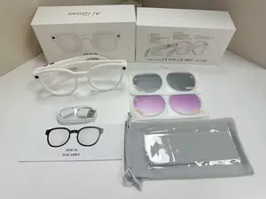 AI Smart Glasses Camera HD Video Recording Glasses with Audio, Bluetooth Call & Music, Real-Time Translation,  AI Object Recognition, Touch Control, Wearable Camera Glasses for Men Women Travel Outdoor