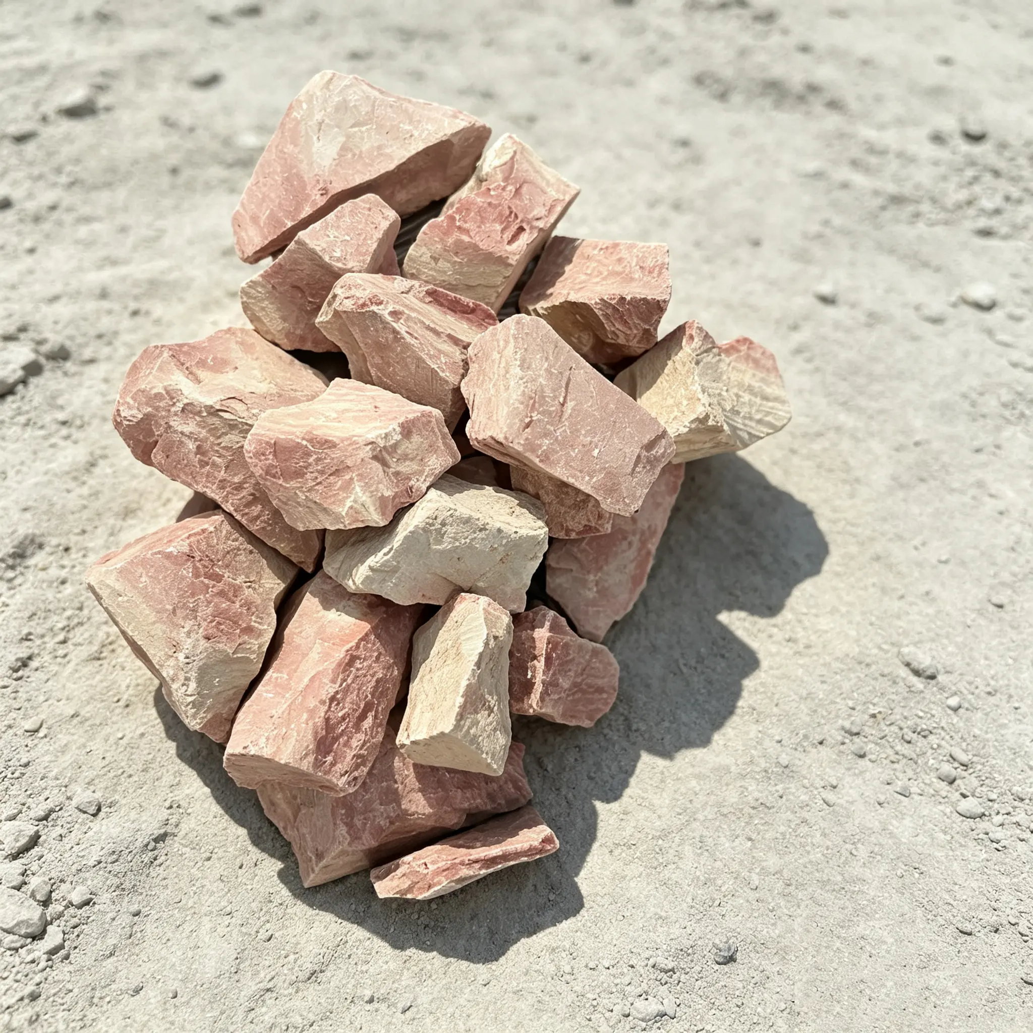 Dark Red Natural Kaolin Clay Chunks, Food & Cosmetic Grade 7Oz (200g)