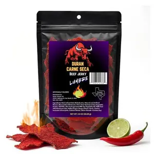 Tizon Lumbre Carne Seca - Spicy Fuego Beef Jerky Snack, Premium Mexican-Style Dried Beef, 2oz Resealable Pouch, No Added Hormones, USA Made