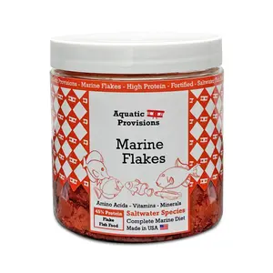 Marine Flakes, High Protein Fish Food for Saltwater Fish, Made in USA