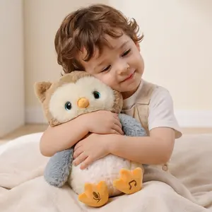TUMAMA Interactive Talking Owl Plush Toy | Repeats What You Say, Sings & Moves | Ultra-Soft Educational Stuffed Animal for Kids | Perfect Birthday Gift & Bedtime Companion (Ages 3+)