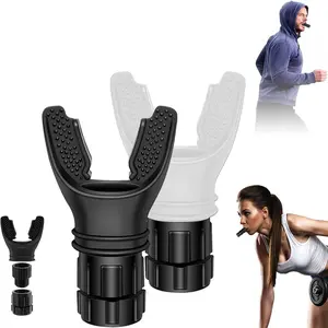 Running Breathing Exercise Tool, Adjustable Respiratory Resistant, Portable Lung Capacity Abdominal Breathing Trainer