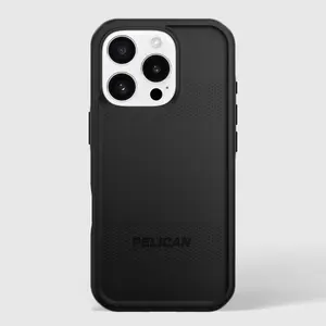 Pelican Protector iPhone 16 Pro/Pro Max Case [Compatible with MagSafe] Rugged Magnetic Phone Case with 16ft Military-Grade Drop Protection - Heavy Duty Phone Cover for iPhone 16 Pro/Pro Max- Black