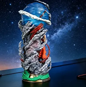 DBZ Animation Energy Impact Hand with Luminous Energy Ball and Movable Fighting Posture Dynamic Sculpture for Anime Fans and Collectors