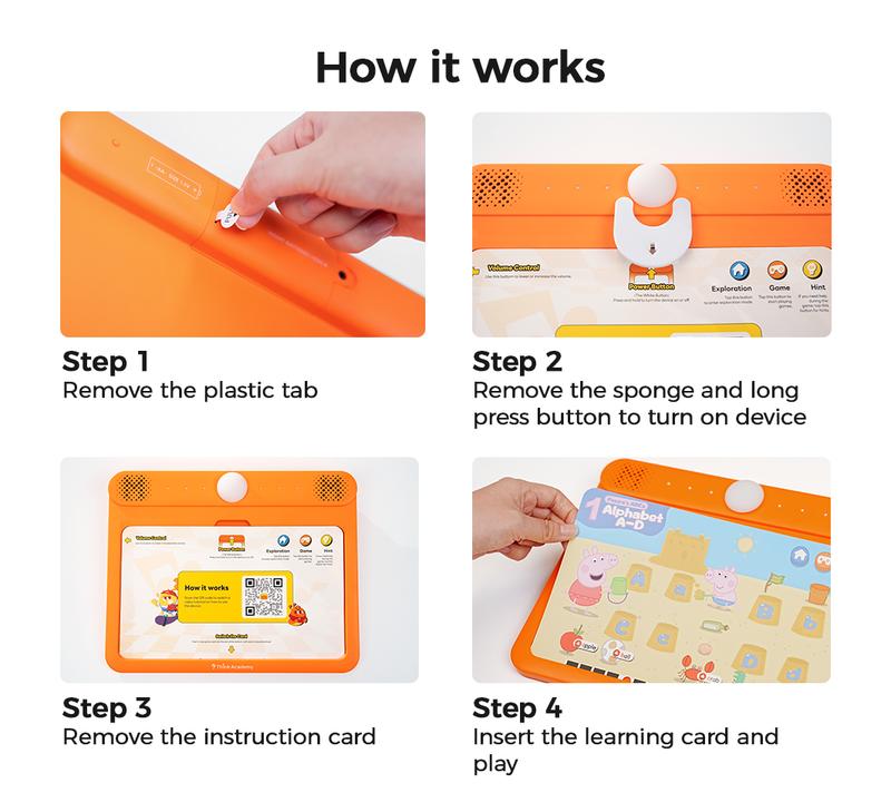 Think Academy Kids Learning Pad - 70 Themes Preschool Alphabet Learning, Educational Tablet Toys Christmas Gift for Ages 3-5