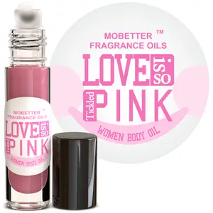 Love is So Tickled Pink Perfume Fragrance Body Oil for Women by Mobetter Fragrance Oils
