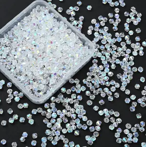 Crystal Beads 1000pcs 4 mm Faceted Crystal Glass Beads Bulk Jewelry Making Necklace Bracelet Earring