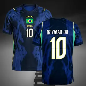 2026 Brazil National High-Performance Sports Wear, Breathable Mesh Football Top, Lightweight Moisture-Wicking Soccer Shirt, All Seasons Casual Style