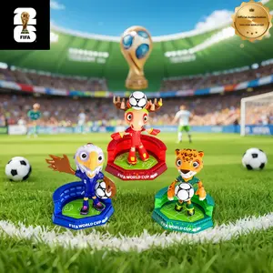 FIFA 2026 World Cup Mascot Puppet Set -6cm Official Collection Decoration World Cup Periphery