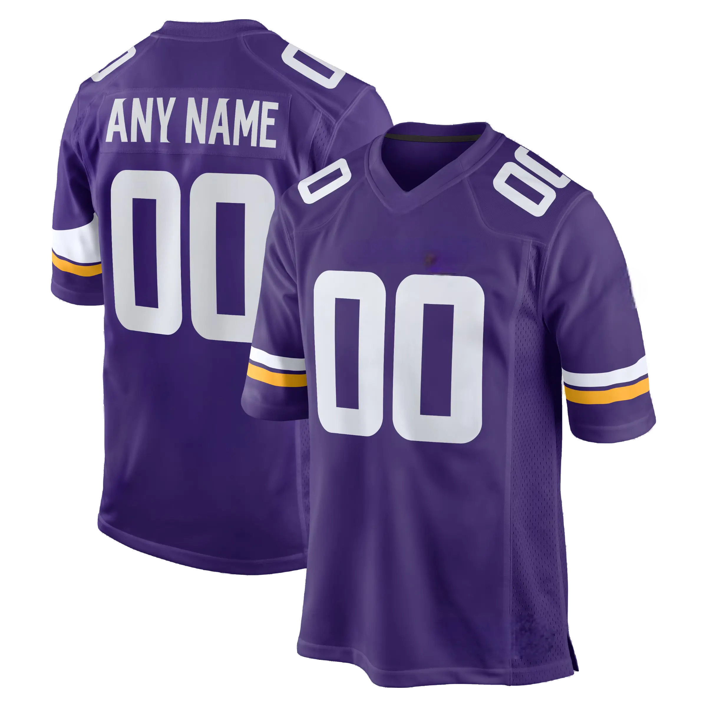 Purple Performance Sports Tee – Custom Name & Number Athletic Shirt with Breathable Quick-Dry Fabric, Moisture-Wicking Comfort for Training, Game Day & Everyday Streetwear