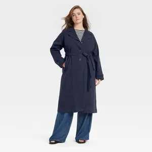 Women's Long Sleeve Trench Coat - Universal Thread