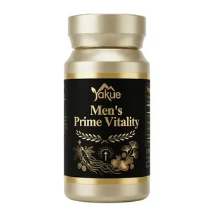 Yakue Men's Vitality Supplement: Premium Formula to Support Daily Energy, Strength, and Physical Wellness, 60 Tablets