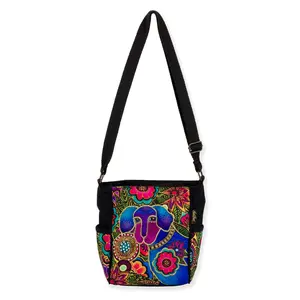 Laurel Burch Astra Bleu Pup Crossbody Bag
