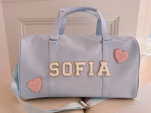 Personalized duffle bag