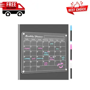Magnetic Calendar for Refrigerator Dry Erase Wall Planners 15.2"x11.2"