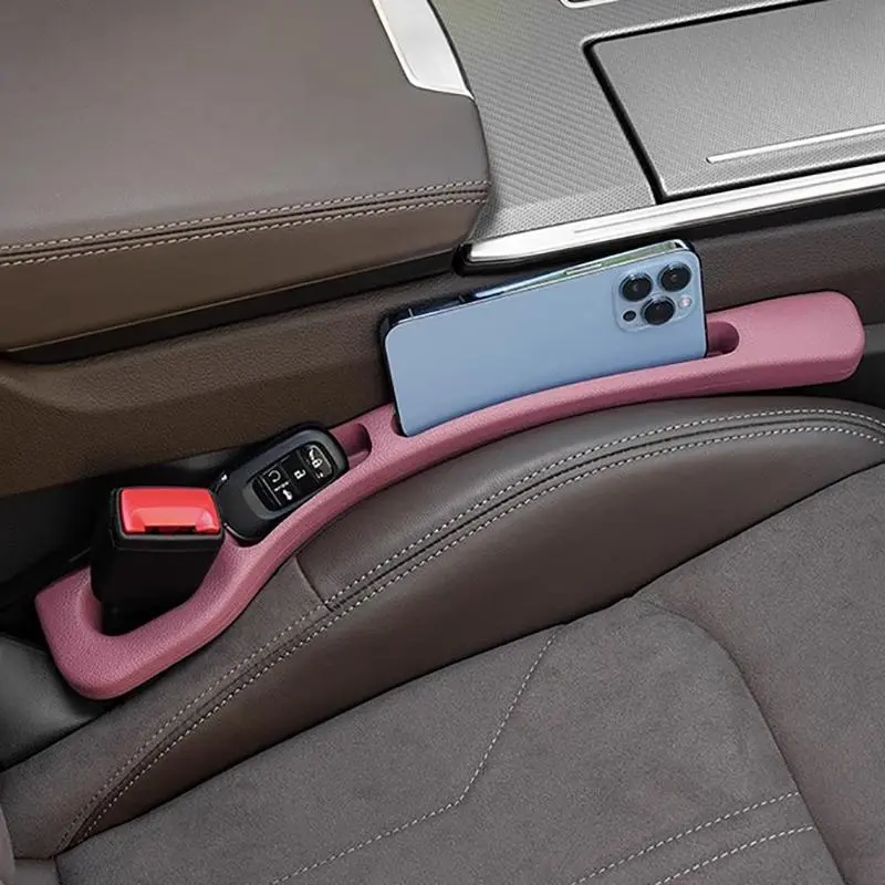 Two-Piece Anti-Slip Protection Car Seat Gap Filler, PU Leather Console Gap Filler, Universal Fit for All Cars, SUV Protection, Car Console Organizer, Car Organizers, Car Essentials, Auto Interior Organizers, Car Organization Accessories