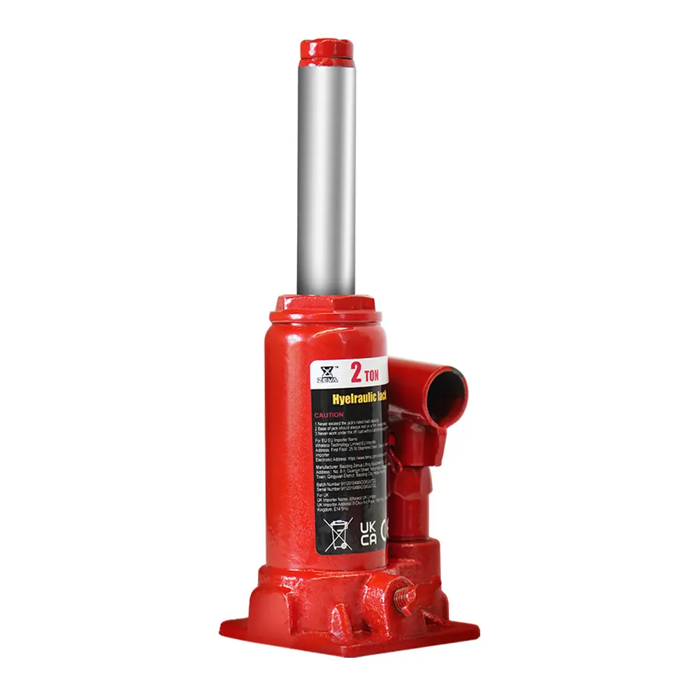 Heavy Duty Welded Hydraulic Bottle Jack, 2 T (4409 lb) Capacity, 5.83-10.94 in Lifting Range, for Car, SUV, Pickup Auto Repair, House Lift and Agricultural Equipment