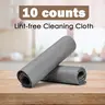 10 Counts Thickened Magic Cleaning Cloth, Microfiber Streak Free Cloth, Reuseable Magic Fiber Towels Rags, Multipurpose Miracle Cloths Cleaning Cloths for Kitchen, Glass, Window, Cars