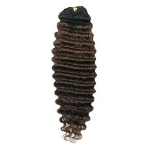 YWIGS Brown Crochet Human Hair for Miracle Knots Boho Braids T1b/30, T1B/4 Color Crochet Hair Pre-Separated Deep Wave Crochet Hair #Summervibe
