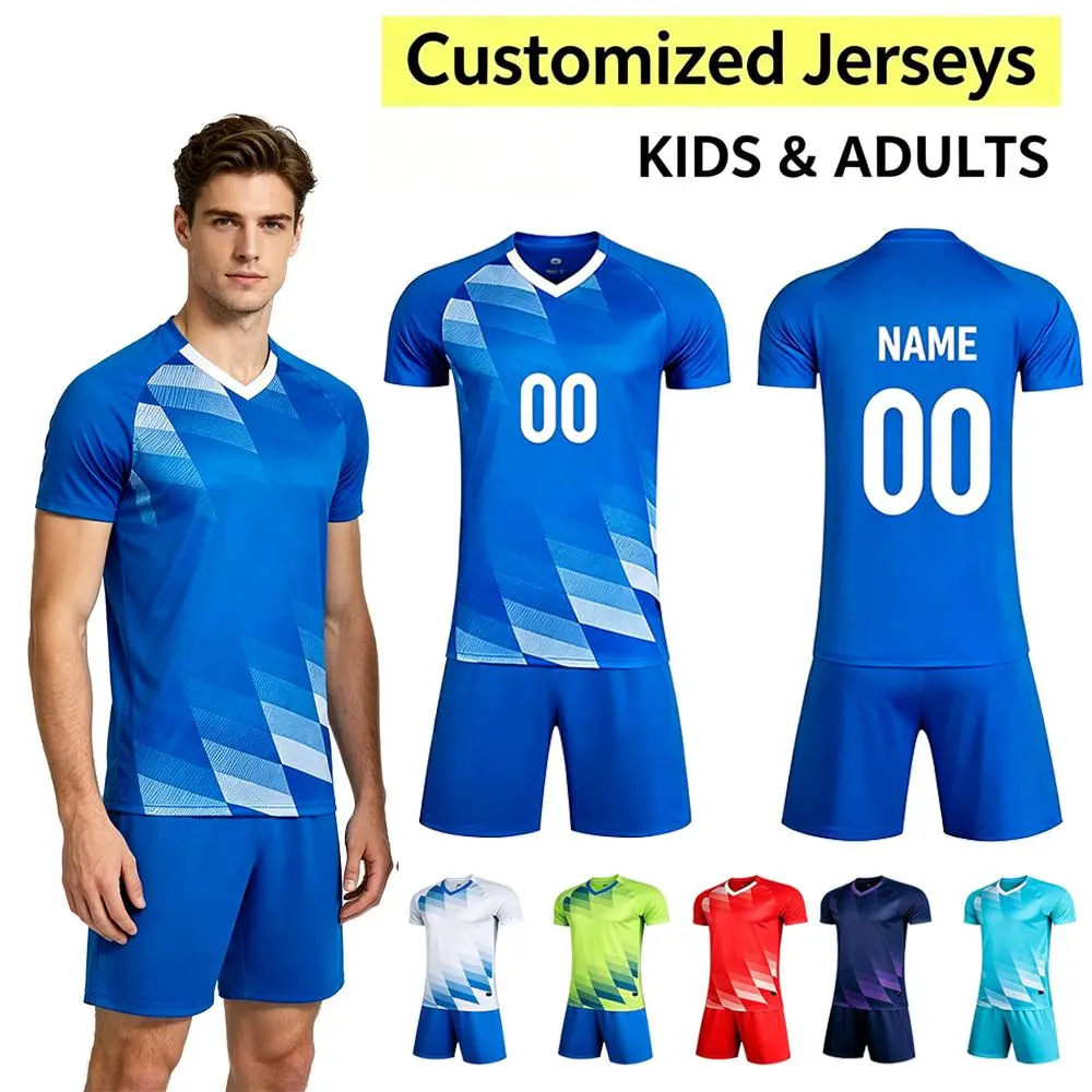 Personalised Soccer Jersey Foothball Kits [Diy Name&Number] for Mens Football Jersey Custom Soccer Jerseys