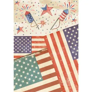 4th of July Rice Paper