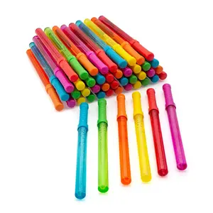 14" Bulk 72 Pc. Big Solid Color Plastic Outdoor Bubble Wands
