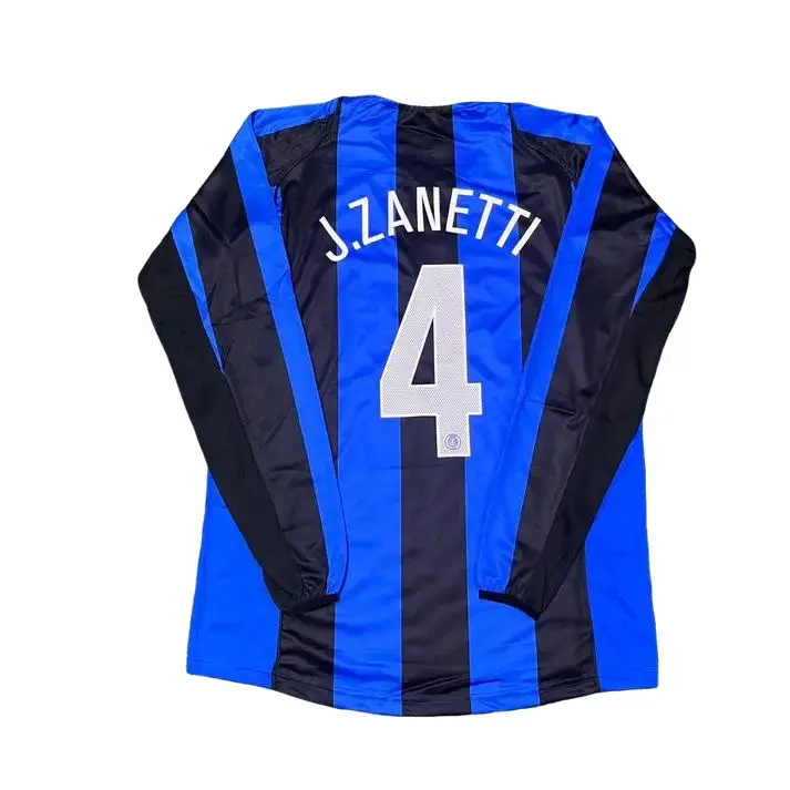 Zanetti #4 Retro 2004/05 Jersey