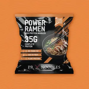 Tamari Chicken V2 (4 Pack) High Protein Instant Noodles Food Fiber Stir Fried Ramen Healthy