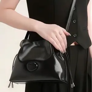 Tote Bag for Women Vegan Leather Bucket Purse for Women Top Handle Handbag,Magnetic & Zip Design