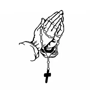 Pray To Jesus Car Decal, Car ExteriorDecorative Stickers, Multipurpose Self Adhesive Decal for Car Bumper,Phone, Laptop, Skateboard, Scrapbook Sticker Decals, Sticker for Car