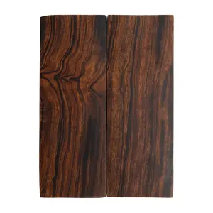 Bookmatched Ironwood Knife Handle Scales – Natural Wood Knife Scales – Knife Scales for DIY Crafts – Ironwood Knife Handle Material – Size 5 x 1.75 x 0.5 inches – 1 Pair