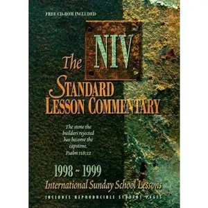 USED Book - The NIV Standard Lesson Commentary: 1998-1999 International Sunday School Lessons, With Study Guide (Book & CD-ROM) by J. Underwood (Paperback) - english