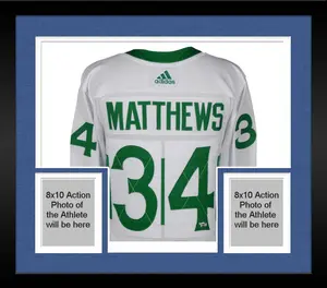 Framed Auston Matthews Toronto Maple Leafs Autographed Green Toronto St. Pats Adidas Authentic Jersey - Fanatics Authentic Certified